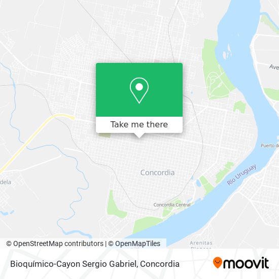 Bioquímico-Cayon Sergio Gabriel map
