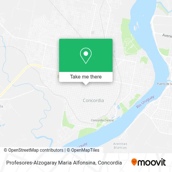 Profesores-Alzogaray Maria Alfonsina map