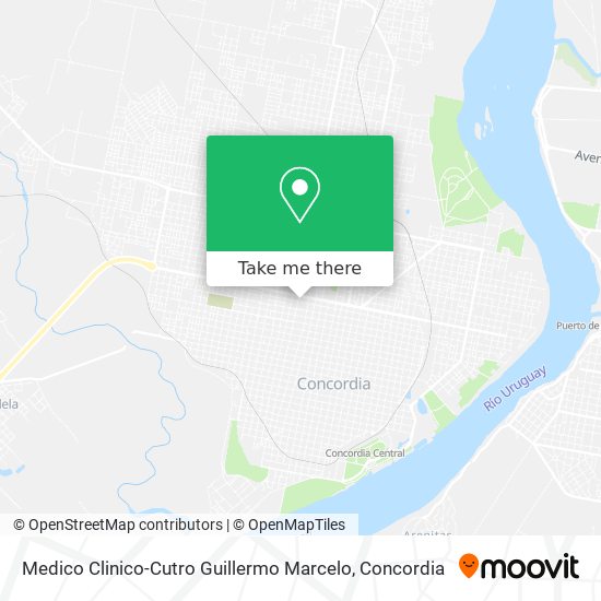 Medico Clinico-Cutro Guillermo Marcelo map