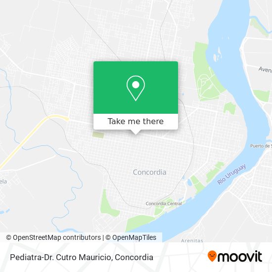 Pediatra-Dr. Cutro Mauricio map