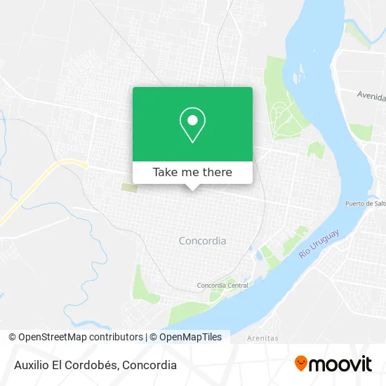 Auxilio El Cordobés map