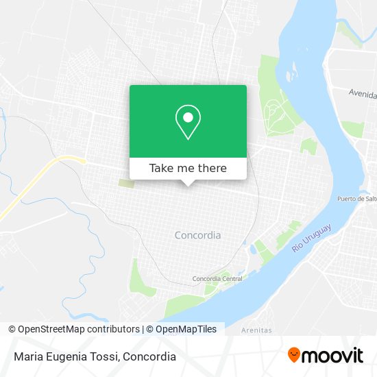 Maria Eugenia Tossi map