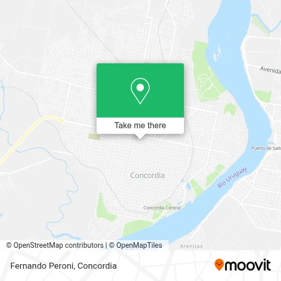 Peroni Fernando map