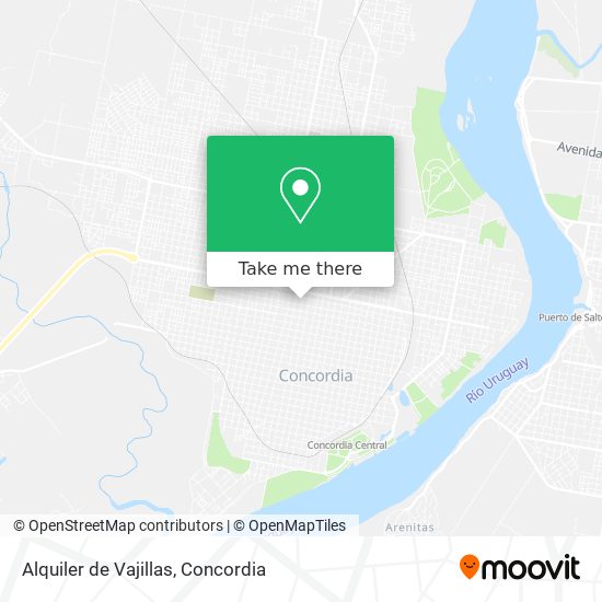 Alquiler de Vajillas map