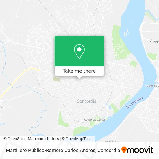 Mapa de Martillero Publico-Romero Carlos Andres
