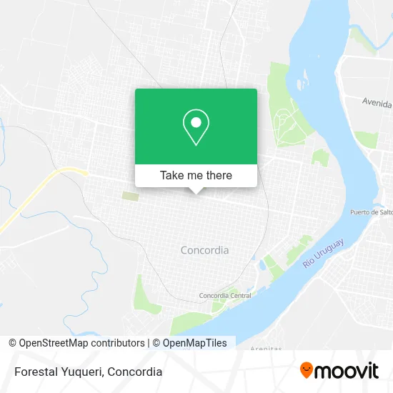 Forestal Yuqueri map