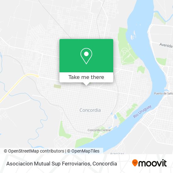 Asociacion Mutual Sup Ferroviarios map