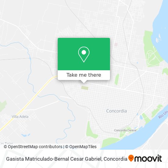 Gasista Matriculado-Bernal Cesar Gabriel map