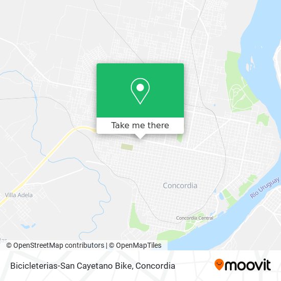 Mapa de Bicicleterias-San Cayetano Bike