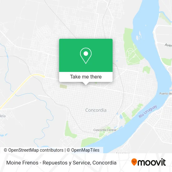 Mapa de Moine Frenos - Repuestos y Service