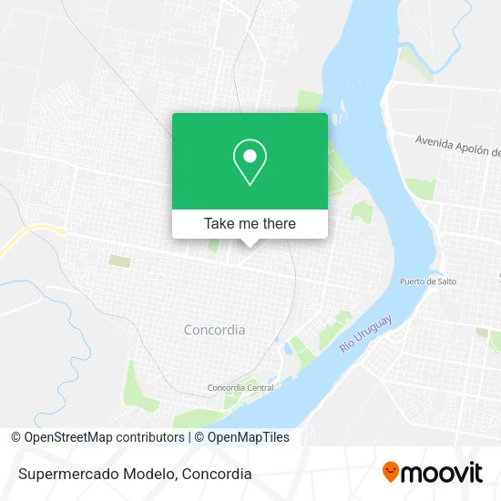 Supermercado Modelo map