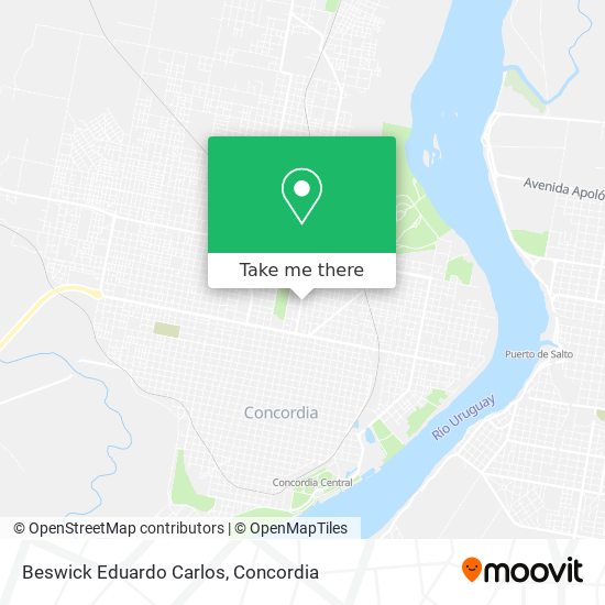 Mapa de Beswick Eduardo Carlos