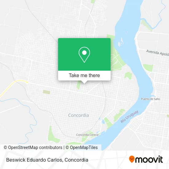 Beswick Eduardo Carlos map