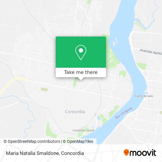 Maria Natalia Smaldone map