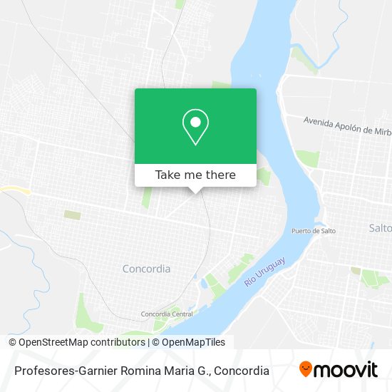 Mapa de Profesores-Garnier Romina Maria G.