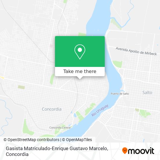 Mapa de Gasista Matriculado-Enrique Gustavo Marcelo