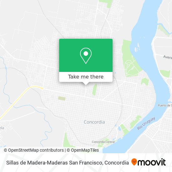 Sillas de Madera-Maderas San Francisco map