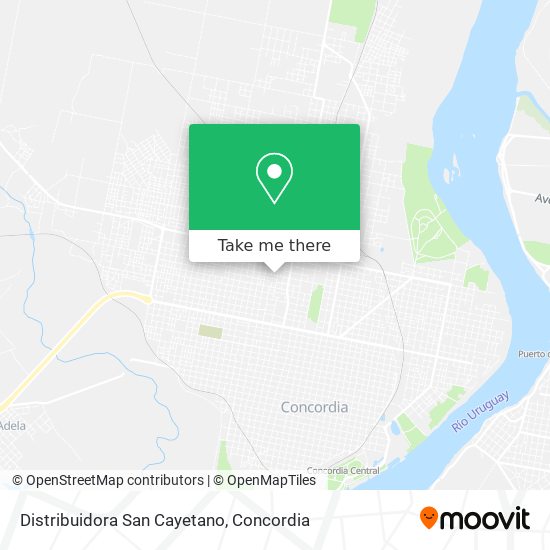 Mapa de Distribuidora San Cayetano