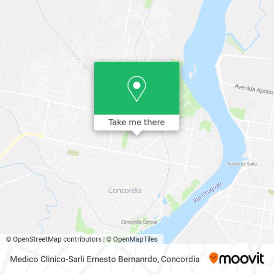Mapa de Medico Clinico-Sarli Ernesto Bernanrdo