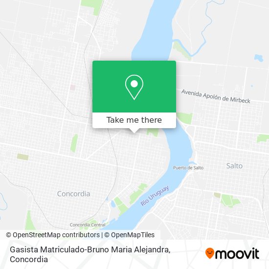 Gasista Matriculado-Bruno Maria Alejandra map