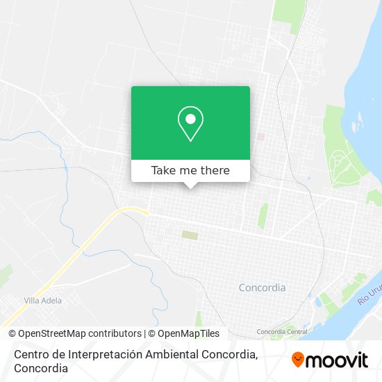 Centro de Interpretación Ambiental Concordia map