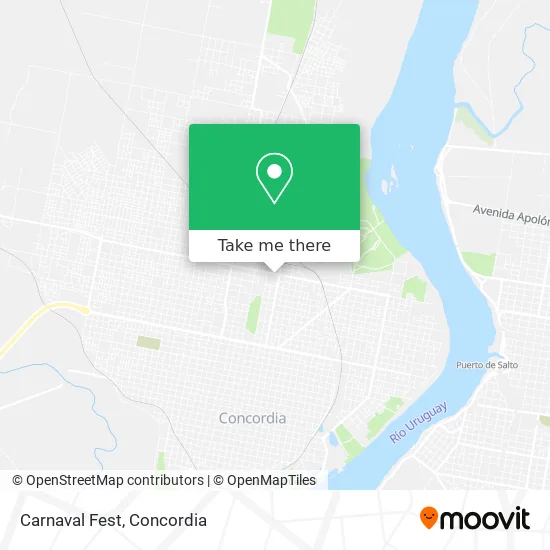 Carnaval Fest map