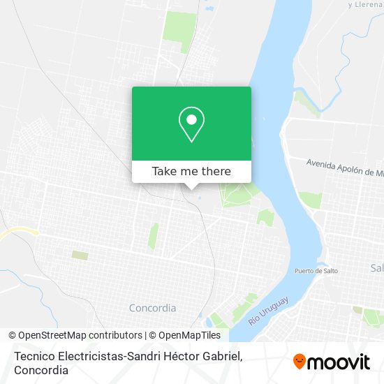 Tecnico Electricistas-Sandri Héctor Gabriel map