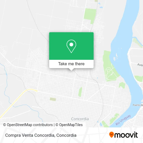 Compra Venta Concordia map