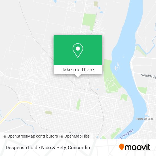 Mapa de Despensa Lo de Nico & Pety