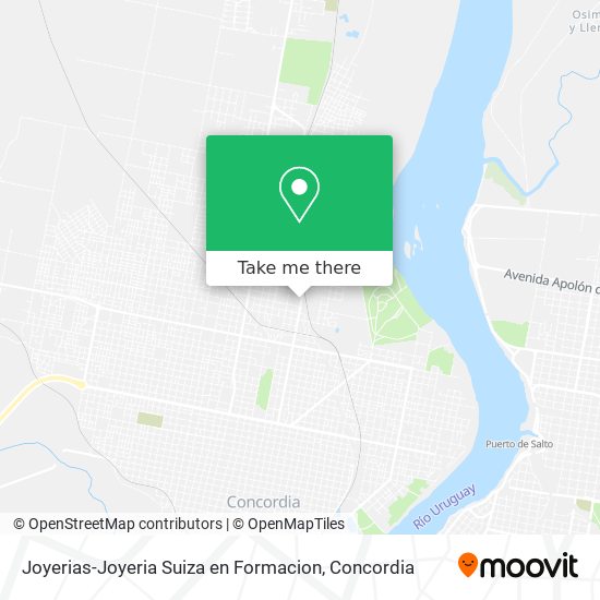 Mapa de Joyerias-Joyeria Suiza en Formacion