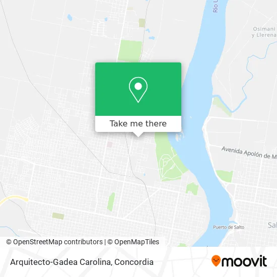 Arquitecto-Gadea Carolina map