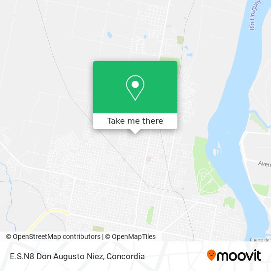 E.S.N8 Don Augusto Niez map