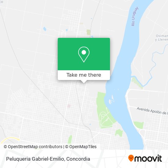 Mapa de Peluqueria Gabriel-Emilio