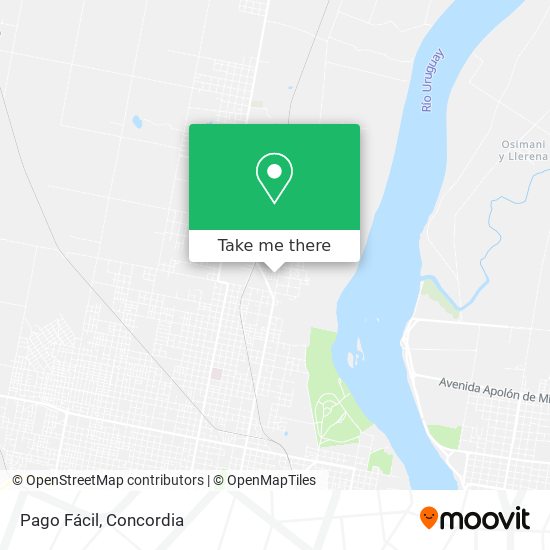 Mapa de Pago Fácil