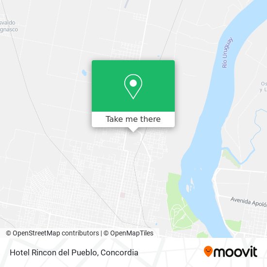 Mapa de Hotel Rincon del Pueblo