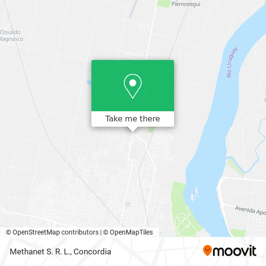 Methanet S. R. L. map