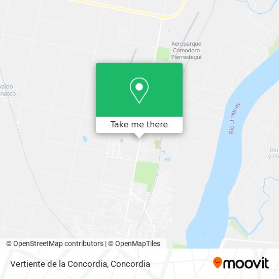 Mapa de Vertiente de la Concordia