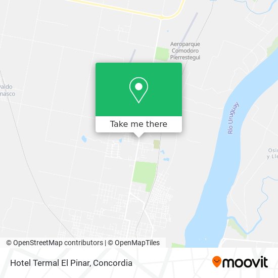 Hotel Termal El Pinar map