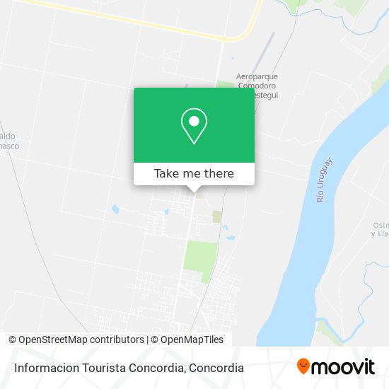Mapa de Informacion Tourista Concordia