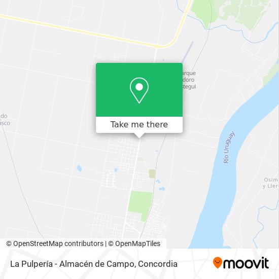 Mapa de La Pulpería - Almacén de Campo