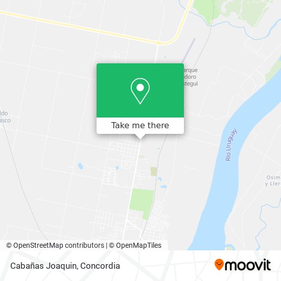 Cabañas Joaquin map
