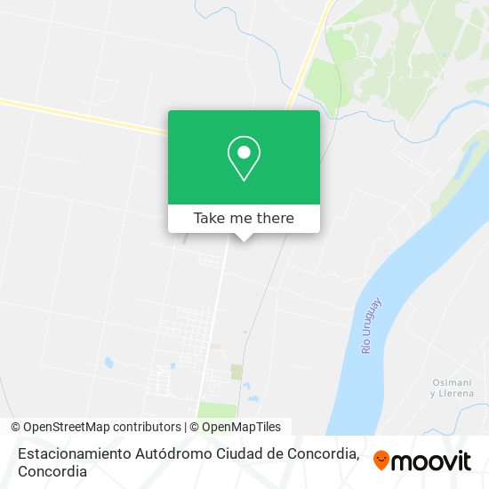 Estacionamiento Autódromo Ciudad de Concordia map