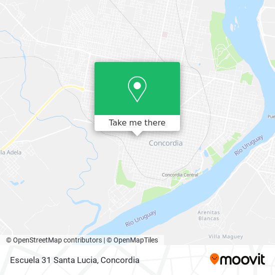 Escuela 31 Santa Lucia map