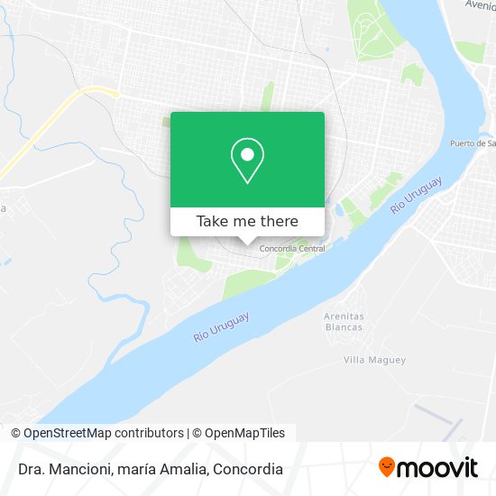 Dra. Mancioni, maría Amalia map