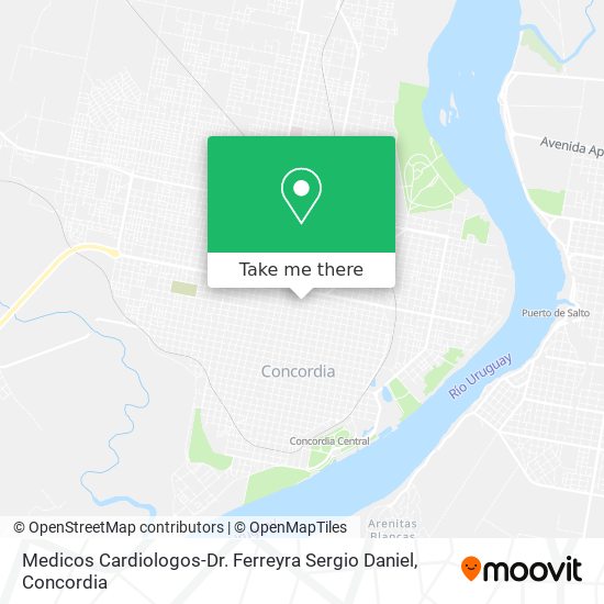 Medicos Cardiologos-Dr. Ferreyra Sergio Daniel map