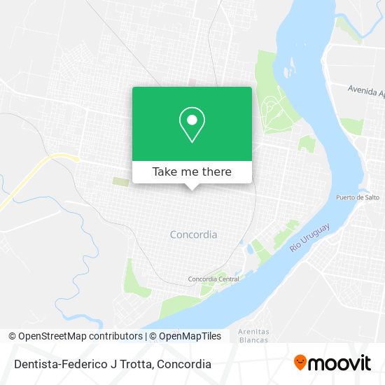 Dentista-Federico J Trotta map