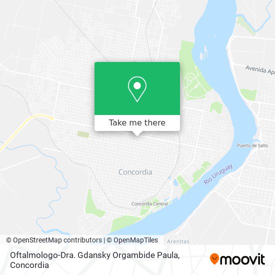 Oftalmologo-Dra. Gdansky Orgambide Paula map