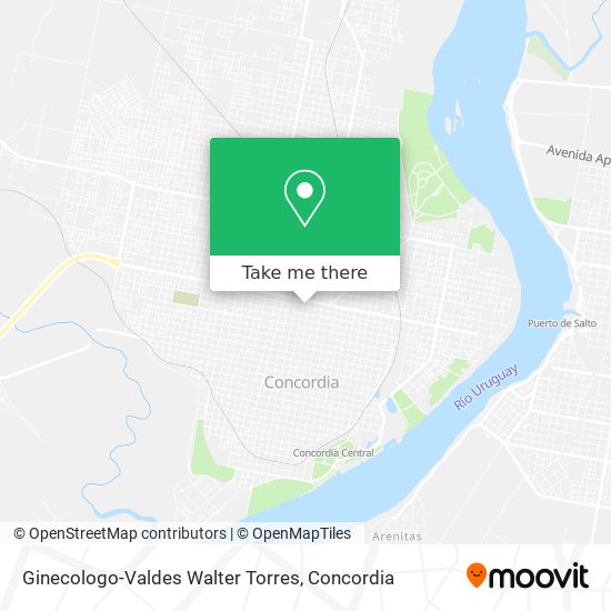 Ginecologo-Valdes Walter Torres map