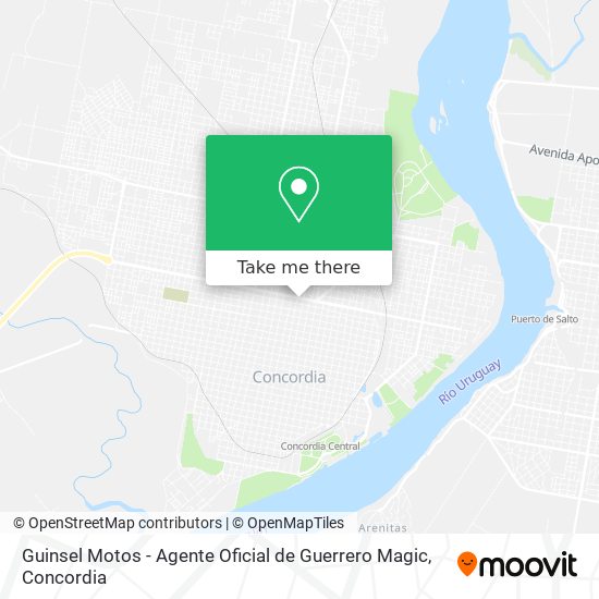 Guinsel Motos - Agente Oficial de Guerrero Magic map