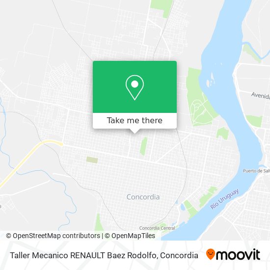 Taller Mecanico RENAULT Baez Rodolfo map